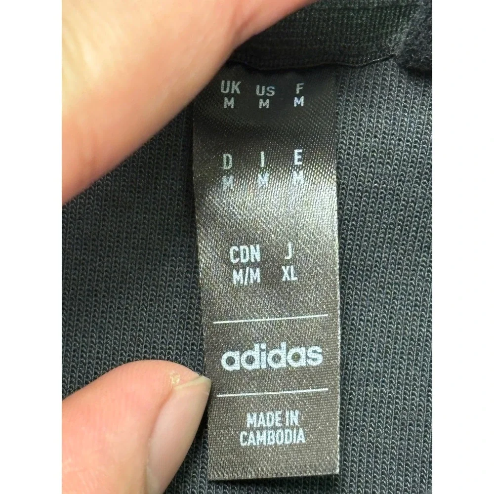 Adidas MLS All‎ Star Full Zip Hoodie Mens Medium Black Gradient Rainbow Logo